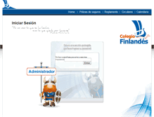 Tablet Screenshot of estudiantes.colegiofinlandes.com